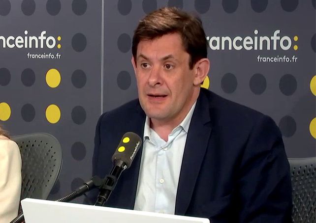 François Kalfon, conseiller régional socialiste d’Île-de-France, membre du bureau national du PS et co-fondateur de Gauche Nouvelle, était l'invité de franceinfo lundi 23 avril.
 (FRANCEINFO)