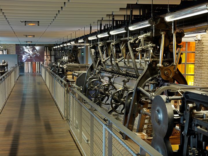 Les métiers Leavers à la&nbsp;Cité de la Dentelle de Calais (F.kleinefenn)