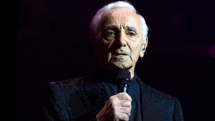 Charles Aznavour en concert au Royal Albert Hall le 1er juin 2014
 (Brian Rasic/REX/REX/SIPA)