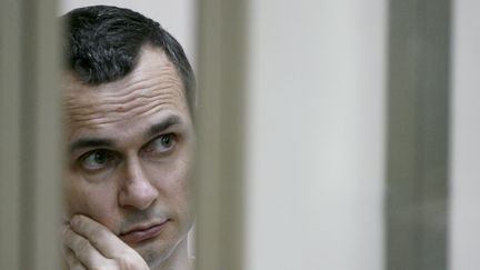 Oleg Sentsov, ici en 2015. (Illustration) (SERGEI VENYAVSKY / AFP)