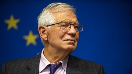 Josep Borrell, le chef de la diplomatie européenne, le 20 septembre 2021, à Bruxelles (Belgique). (BRITTAINY NEWMAN / AP)