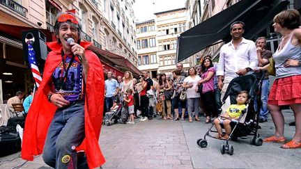 Le groupe Route 70&#039;s dans les rues de Lyon
 (MAXPPP/PHOTOPQR/LE PROGRES/GUIOCHON STEPHANE )