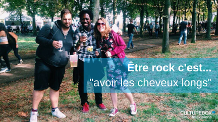 Être rock selon Anna, Joseph et Ben c'est avoir les cheveux longs !
