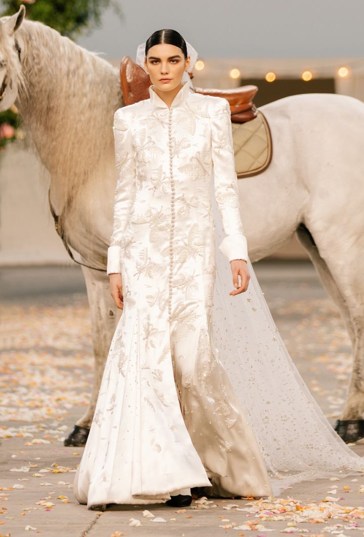 Chanel haute couture printemps-été 2021, à Paris, le 26 janvier 2021 (GARY SCHERMANN)