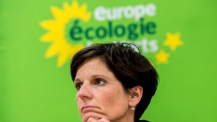 La secrétaire nationale adjointe&nbsp;d'Europe-Ecologie-Les Verts, Sandrine Rousseau, le 19 août 2015. (PHILIPPE HUGUEN / AFP)