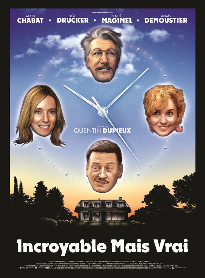 l'affiche de'"Incroyable mais vrai" de Quentin Dupieux (2022).&nbsp; (DIAPHANA DISTRIBUTION)