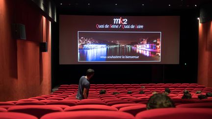 Une salle de cinéma MK2 à Paris, le 8 juillet 2018. (MAXPPP)