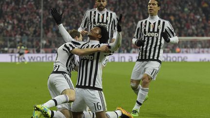 La joie des joueurs de la Juventus  (TOBIAS SCHWARZ / AFP)
