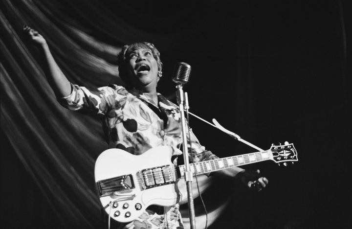 Les titres de Sister Rosetta Tharpe, la marraine du rock, seront repris par le quatuor&nbsp;Slam’chante, samedi.&nbsp; (2011 Tony Evans - Getty Images)