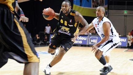 Ralph Mims sous le maillot nancéien (ALAIN JOCARD / AFP)