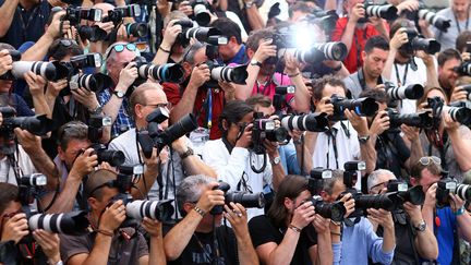 Photographes à l'œuvre lors d'un photocall au festival de Cannes (17 mai 2017)
 (Patrice Lapoirie / Nice Matin / MaxPPP)