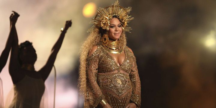 Beyoncé aux Grammys le 12 février 2017
 (Matt Sayles/AP/SIPA)