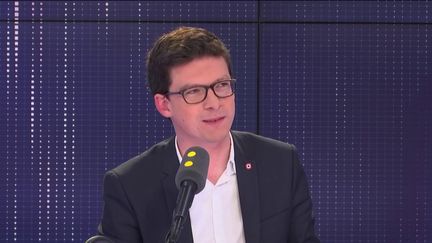 Pierre-Henri Dumont, député Les Républicains&nbsp;(LR) du Pas-de-Calais, était l'invité de franceinfo jeudi 6 juin 2019. (FRANCEINFO)