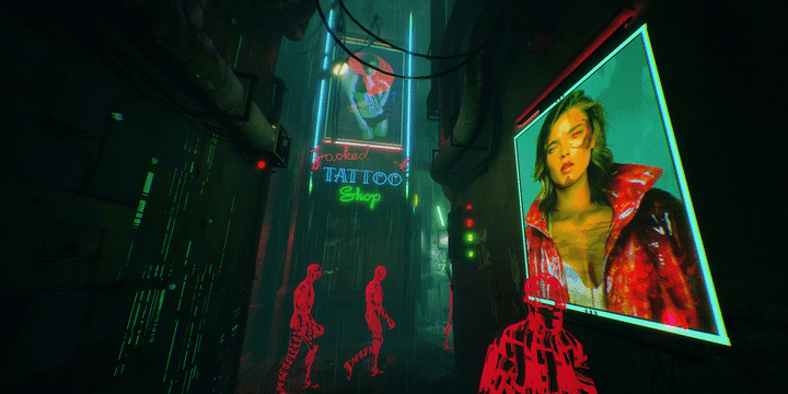 Le jeu "Observer", dans le style d'un thriller psychologique, place lui aussi les joueurs dans un univers cyberpunk saisissant
 (Bloober Team)