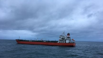 Le tanker "Seafrontier" après sa collision avec un cargo, samedi 1er juillet 2017. (MARINE NATIONALE)