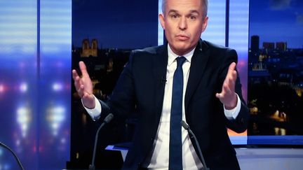 François de Rugy sur le plateau du 20h de France 2, le 23 juillet 2019. (ALEXANDRE MARCHI / MAXPPP)