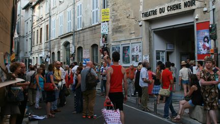 Les rues d'Avignon samedi soir
 (Sophie Jouve)