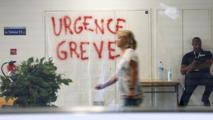 Le service des urgences de La Timone à Marseille (Bouches-du-Rhône) en grève, le 14 août 2019. (MAXPPP)