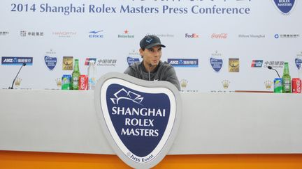 Rafael Nadal en conférence de presse à Shanghai (CHEN LONG / IMAGINECHINA)