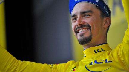 Julian Alaphilippe, le jeudi 25 juillet 2019, sur le Tour de France.  (JEEP.VIDON/SIPA)