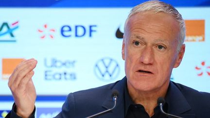 Didier Deschamps le 16 mars 2023. (FRANCK FIFE / AFP)