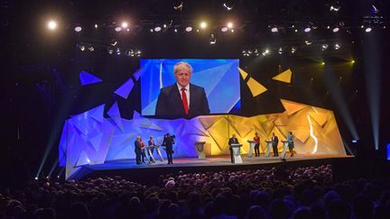 A Londres, un dernier débat a réuni le maire travailliste, Sadiq Khan, et son prédecesseur pro-Brexit, Boris Johnson, le 21 juin 2016.&nbsp; (REUTERS)