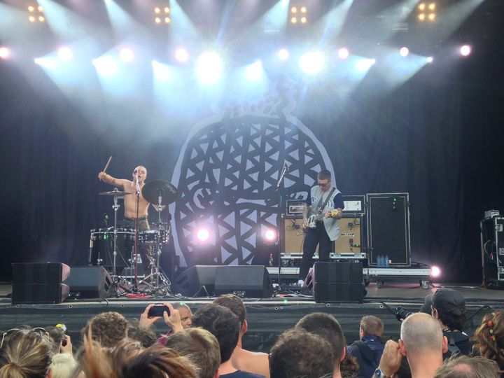 Le duo déjanté Slaves à Rock en Seine
 (Pierre-Yves Grenu)