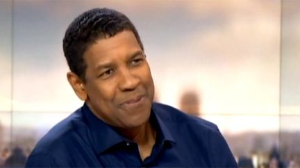 Denzel Washington sur le plateau du 20h de France 2
 (cature d&#039;écran)