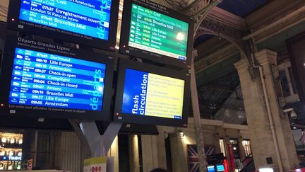 Gare du Nord, le 3 avril 2018. (FRANCEINFO / RADIOFRANCE)