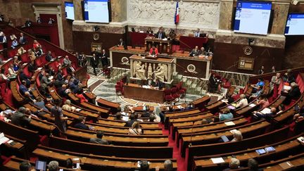 L'Assemblée nationale à Paris, le 7 juin 2023. (QUENTIN DE GROEVE / HANS LUCAS / AFP)