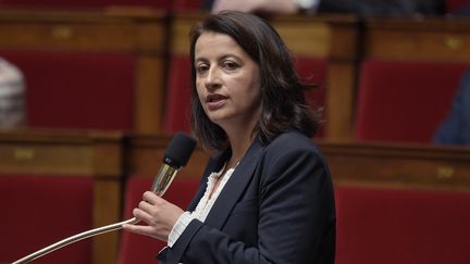 L'ancienne ministre C&eacute;cile Duflot, aujourd'hui d&eacute;put&eacute;e EE-LV &agrave; l'Assemb&eacute;le nationale lors des questions au gouvernement le 4 novembre 2014 (MARTIN BUREAU / AFP)