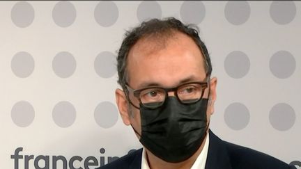 Emmanuel Daoud, avocat de l'association Utopia56, invité sur franceinfo lundi 20 décembre 2021 (FRANCEINFO / RADIOFRANCE)