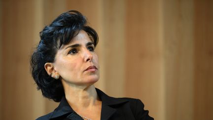 L'ancienne ministre de la Justice&nbsp;Rachida Dati lors d'une inauguration &agrave; la Tour Eiffel, le 6 octobre 2014, &agrave; Paris. (LIONEL BONAVENTURE / AFP)