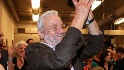 Stephen Sondheim lorsqu'il reçoit son "Master Storyteller Award" en juin 2015
 (Steven M. Falk/AP/SIPA)