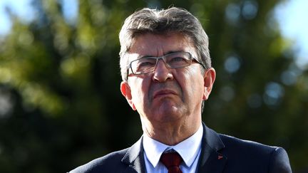 Jean-Luc Mélenchon, le 11 octobre 2017. (JEAN-PIERRE CLATOT / AFP)