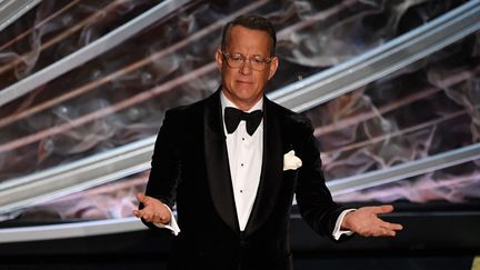 Tom Hanks aux Oscars en février 2020.&nbsp; (MARK RALSTON / AFP)