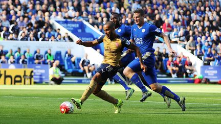 Arsenal s'était baladé 5-2 à Leicester au match aller (JAMES MARSH / BACKPAGE IMAGES LTD)