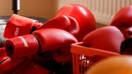 La jeune boxaise mexicaine participait&nbsp;au gala de boxe du Groupe Yvon Michel (GYM) samedi à Montréal.&nbsp; (JAN WOITAS / DPA-ZENTRALBILD / AFP)