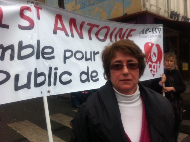 Une infirmière de l'hôpital Saint-Antoine (AB)