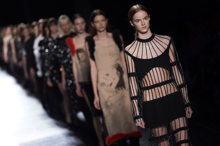 Christopher Kane ah 2018-19, à Londres, en février 2018
 (NIKLAS HALLE&#039;N / AFP)