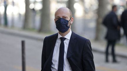 Le délégué général de La République en marche (LREM) Stanislas Guerini, le 21 octobre 2020. (LUDOVIC MARIN / AFP)