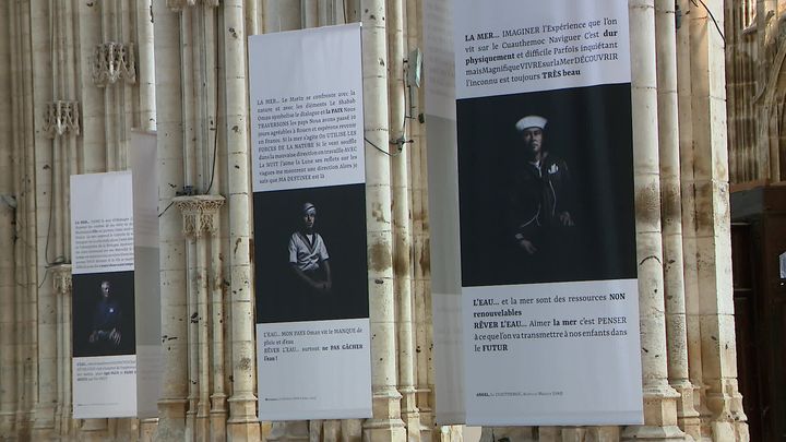 Exposition "Marins du monde, la mer l'eau" à l'Abbatiale Saint-Ouen de Rouen (France 3 Normandie)