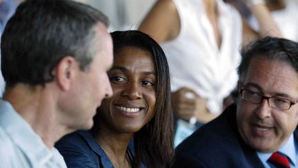 La triple championne&nbsp;olympique Marie-José Perec fait sa première réapparition publique à Narbonne le 26 juillet 2003, trois ans après avoir&nbsp;quitté les Jeux olympiques de&nbsp;Sydney, en 2000. (MAXPPP)