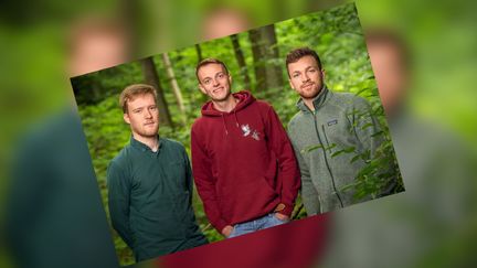 Jan Hüsing, Simon Delkeskamp et Felix Sahlmann, créateurs du blog "Forst Erklärt." (CAPTURE D'ÉCRAN BLOG FORST ERKLÄRT)