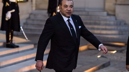 &nbsp; (Mohammed VI au Palais de l'Elysée le 9 février 2015©MAXPPP)