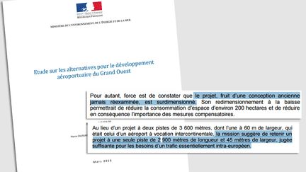 &nbsp; (L'étude sur les alternatives pour le développement aéroportuaire du Grand Ouest.)