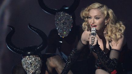 Madonna au Grammy Awards, février 2015, à Los Angelès
 (ROBYN BECK / AFP)