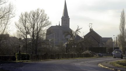 Le village de Pont-sur-Sambre (Nord), le 27 février 2018. (BELLOUMI / MAXPPP)