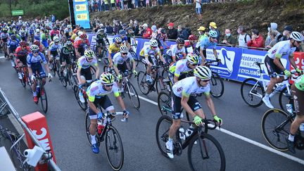 Le championnat de France 2020 de cyclisme sur route à Grand-Champ (Morbihan). (NICOLAS CREACH / MAXPPP)