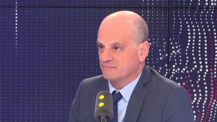 Le ministre de l'Éducation nationale, Jean-Michel Blanquer, invité de franceinfo le 21 mars 2019. (FRANCEINFO / RADIOFRANCE)